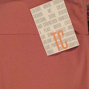Lularoe TC solid rose leggings